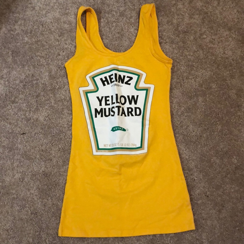 Yellow mustard dress